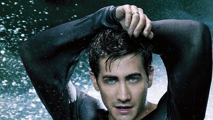 Jake Gyllenhaal In Wet Black T-Shirt Photoshoot